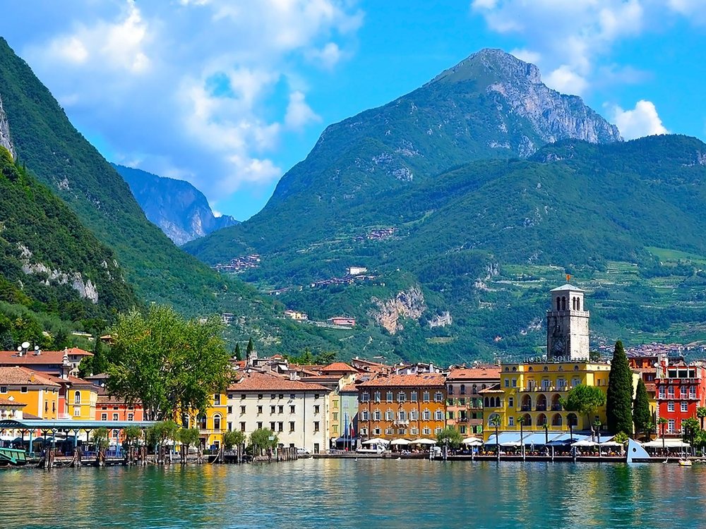 Riva del Garda on the waterfront