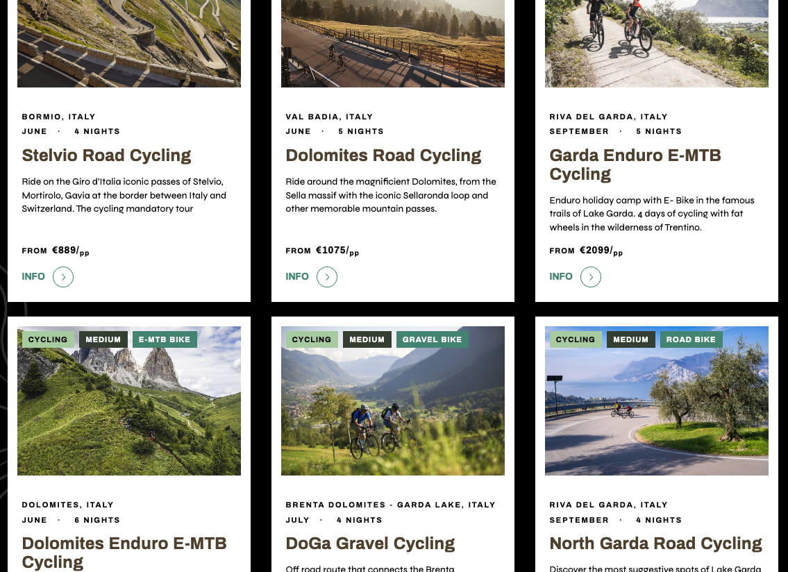 Cycling Holiday Tours