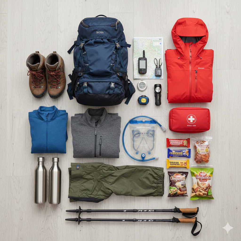 essential gear for hiking in the alps