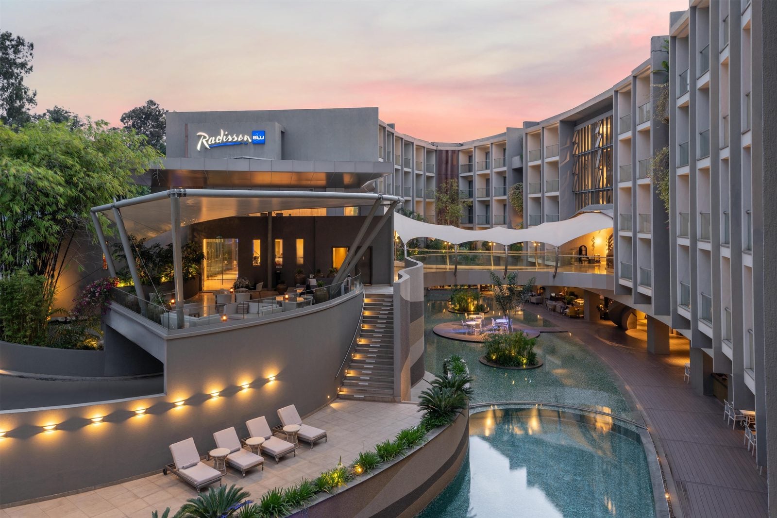The Radisson Blu in the Nairobi Arboretum