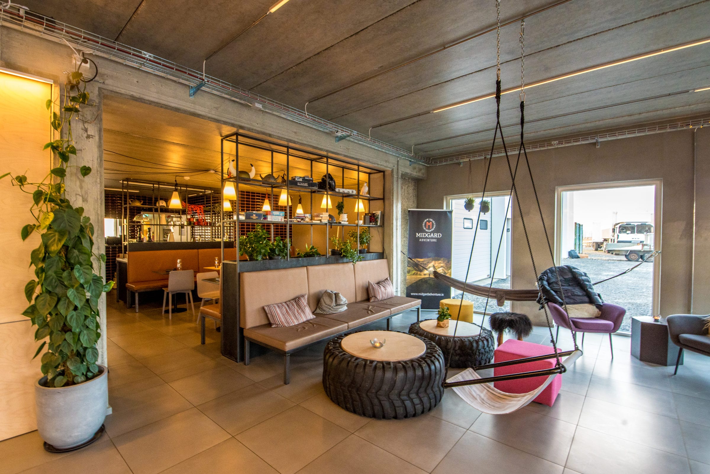 The lounge at Midgard