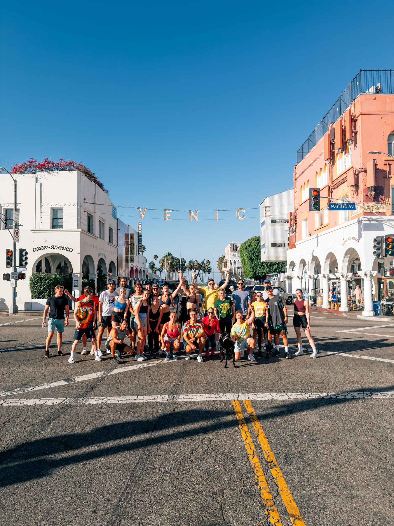 The 2025 group on Windward Avenue, Venice Beach