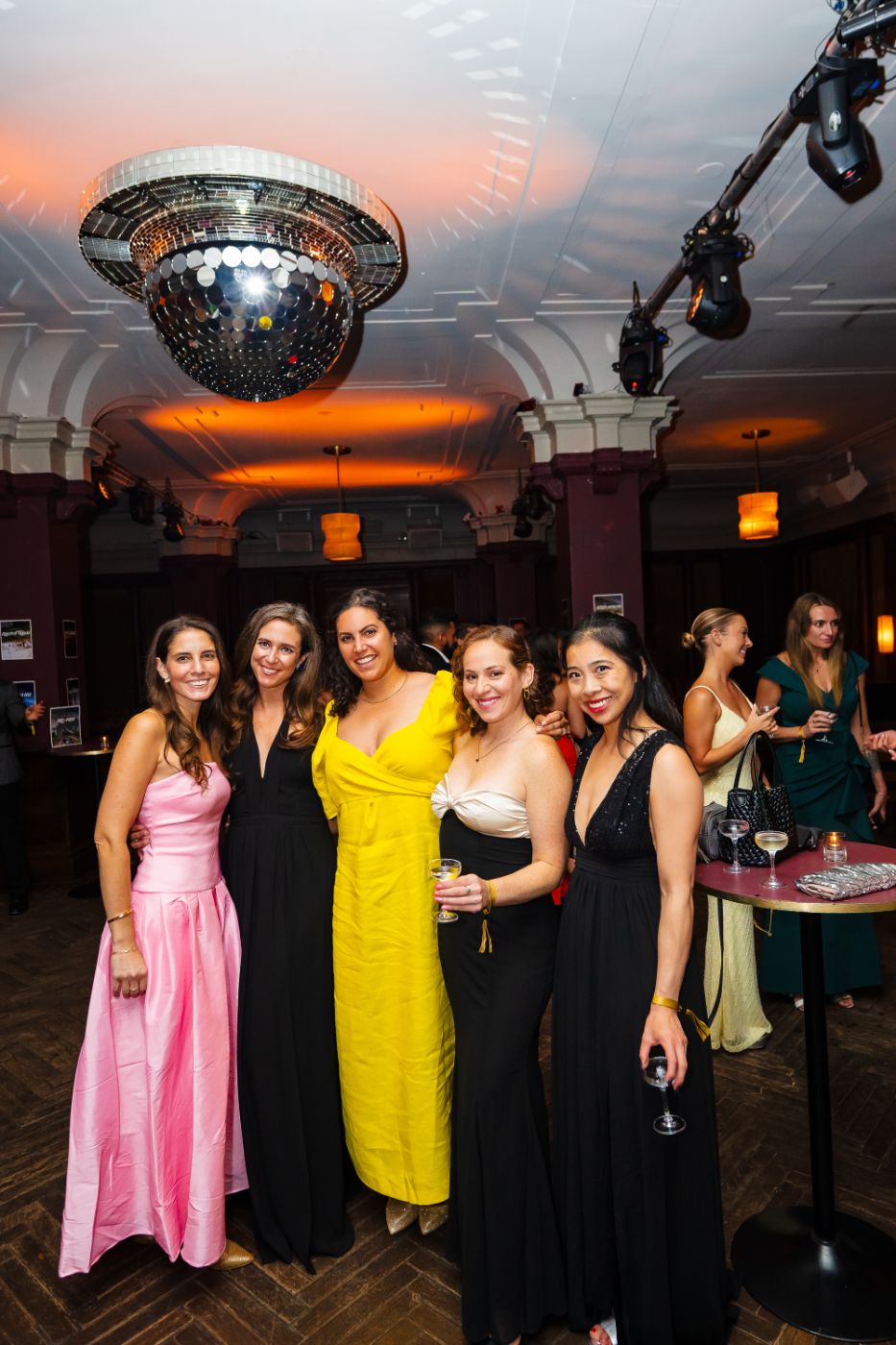 Gowns at the bar