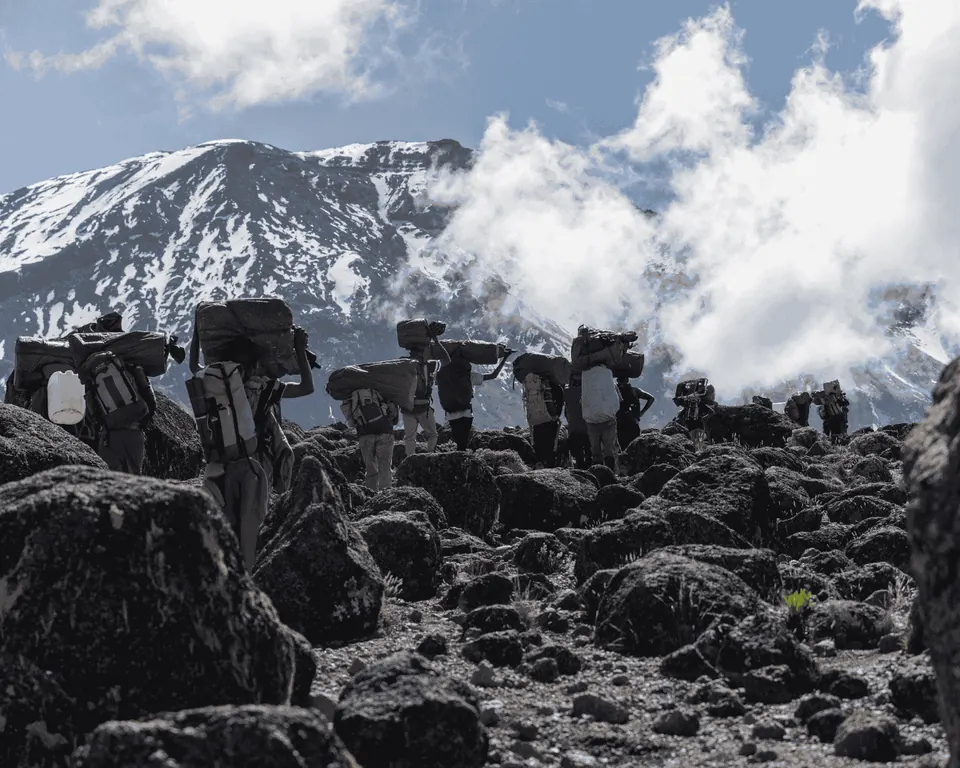 Day 6 of the Hardest Adventures Kilimanjaro trek: Barranco Camp to Karanga Camp