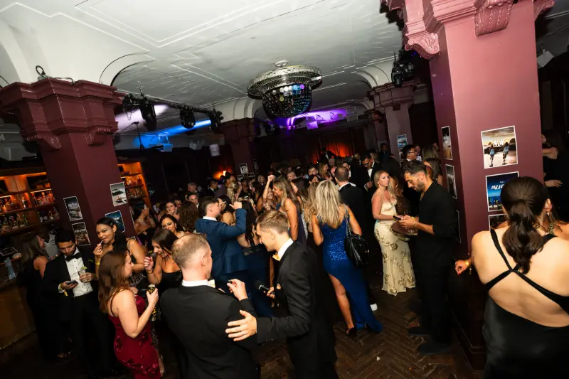 The dance floor from the side