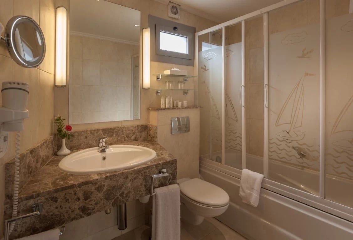 A Jolie Ville marble bathroom