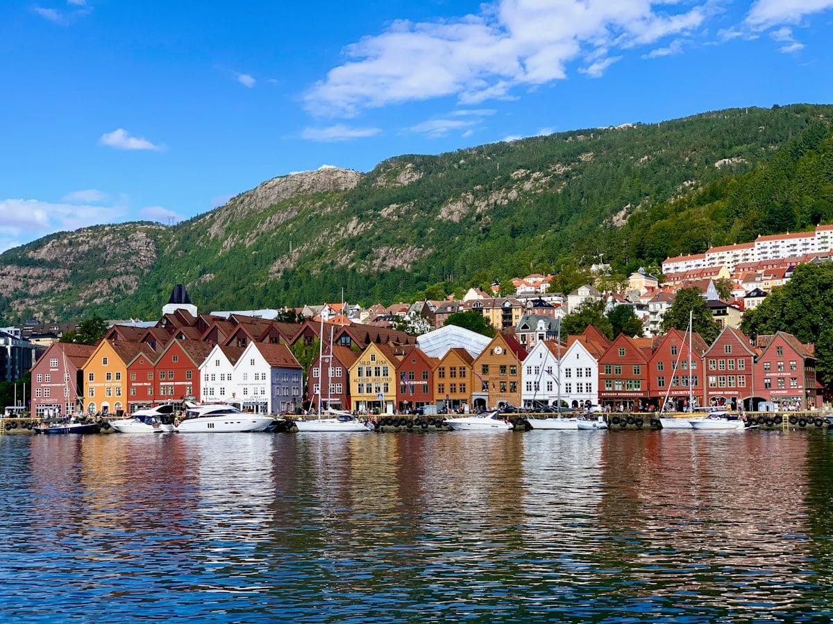 The Bryggen wharf in Bergen