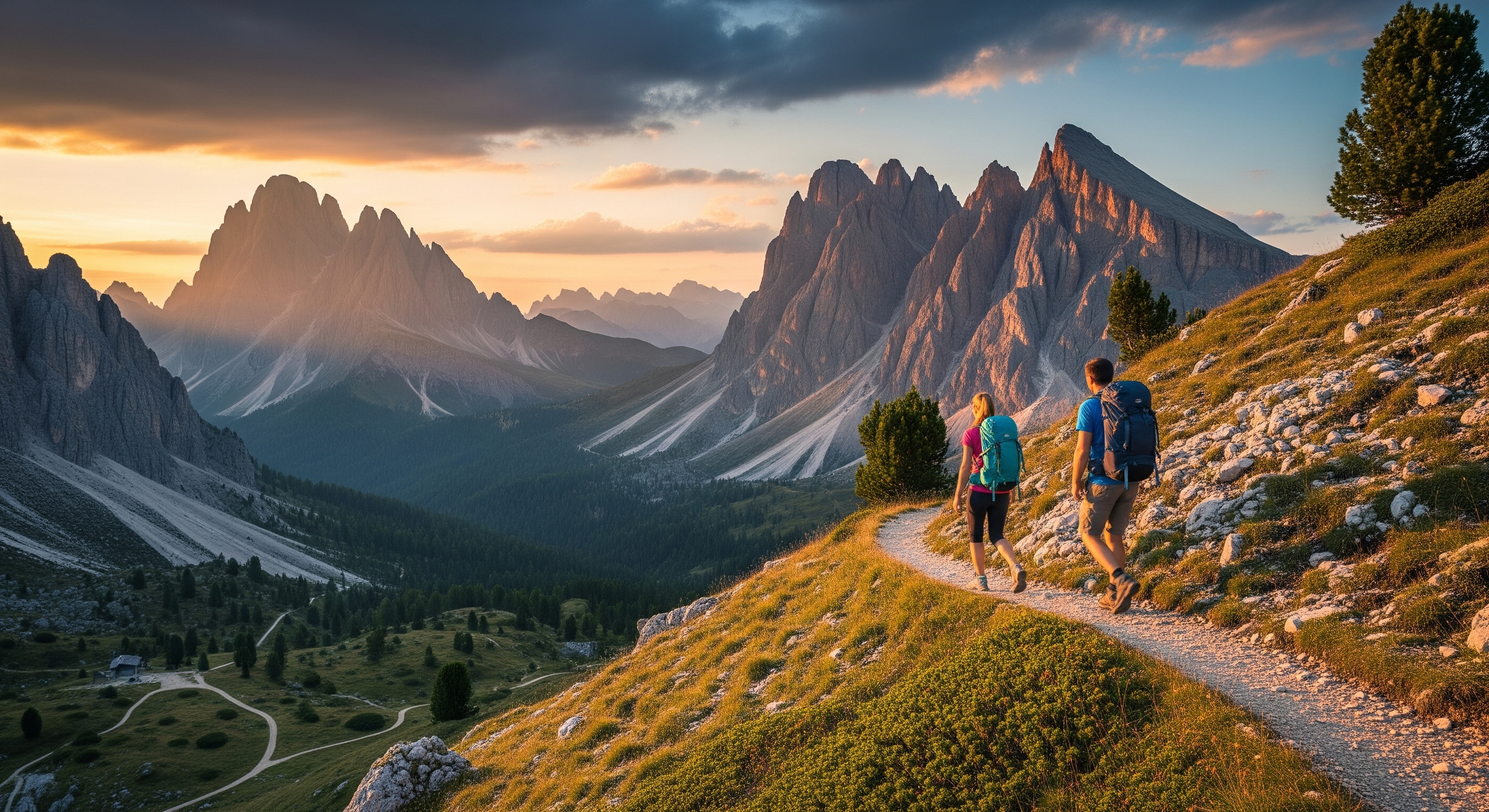 hut to hut hiking dolomites