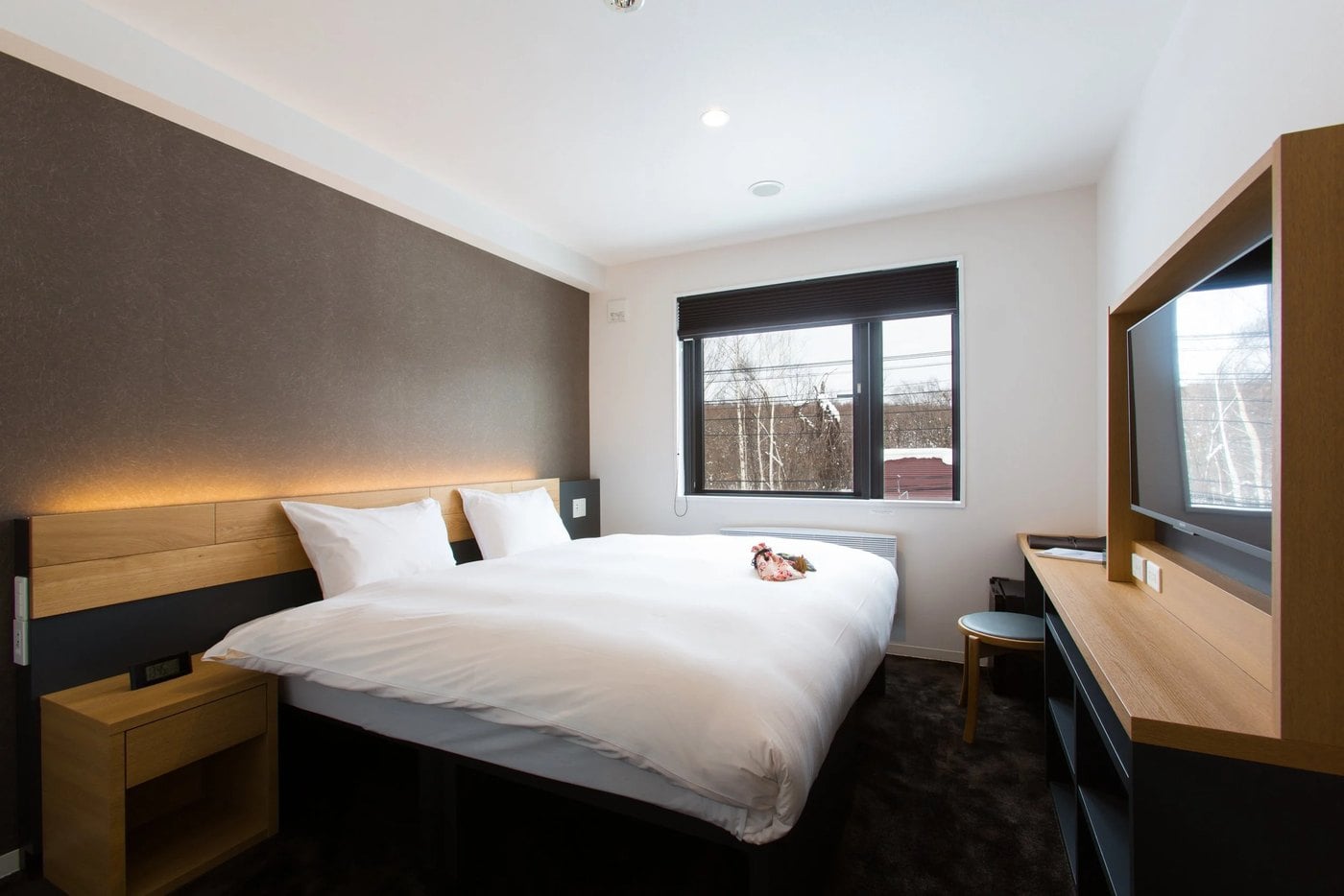 A room at Always Niseko with one big bed