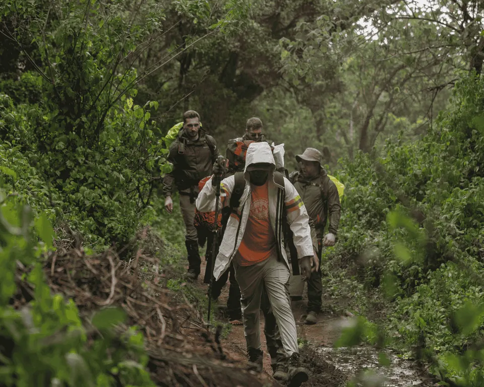 Day 3 of the Hardest Adventures Kilimanjaro trek: Machame Gate to Machame Camp