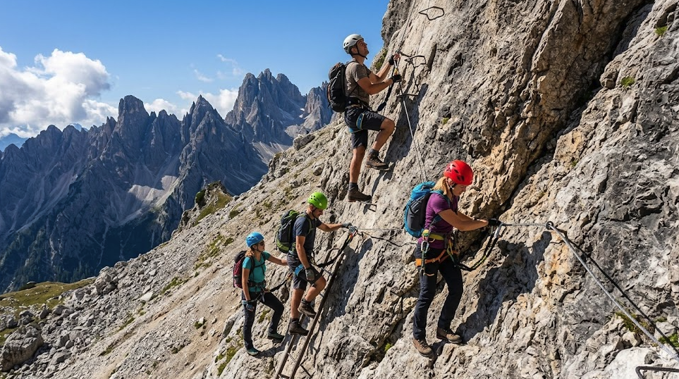 via ferrata dolomites