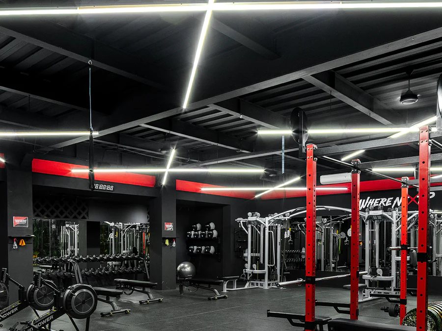 The gym on site