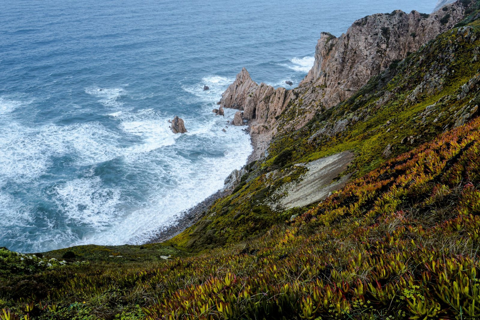 Cliffs and Atlantic coastline near Sintra