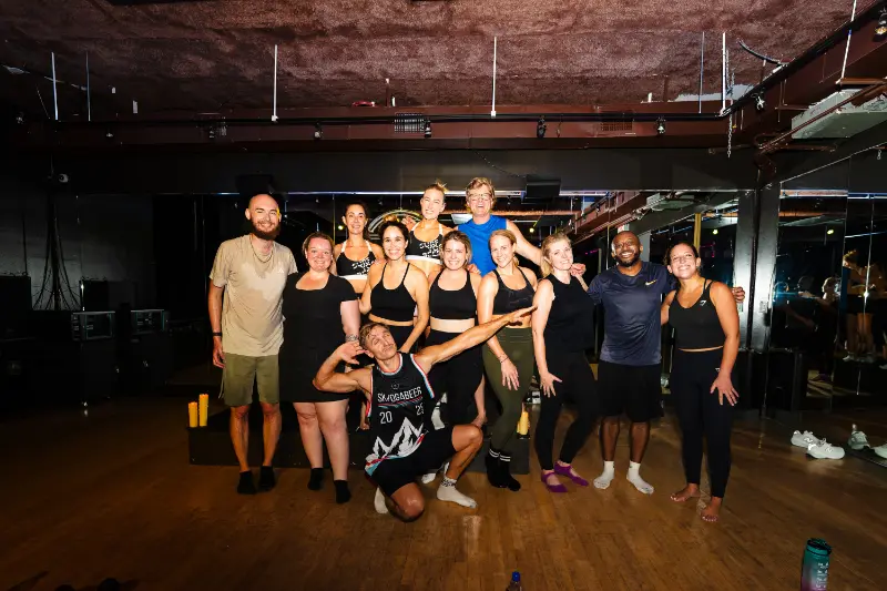 The crew after class
