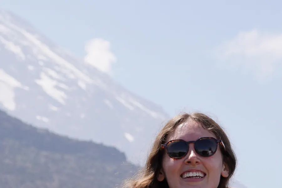 A Hardest Adventures camp on the slopes of Mount Kilimanjaro.