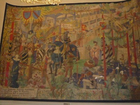 Artwork at the Capitole in Toulouse