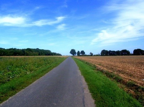 Riding into infinity on a bike trip