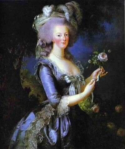 A portrait of Marie Antoinette by Elisabeth Vigée-Lebrun hangs in the Petit Trianon.