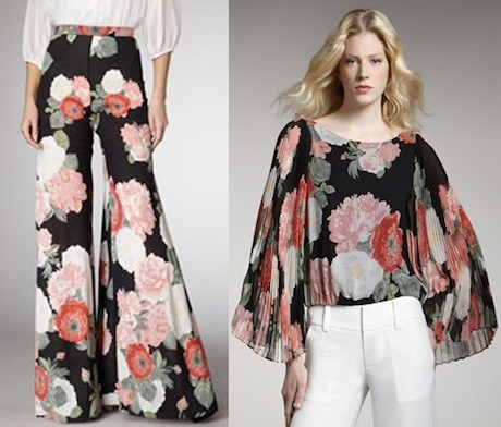 Alice + Olivia floral prints
