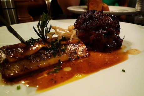 Seven-hour lamb with mushroom lasagna at Le Cotte Rôti, a Paris bistro in the 12th Arrondissement
