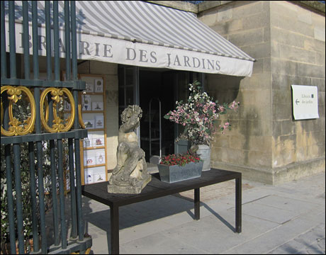 The Librairie des Jardins, a bookstore for garden enthusiasts just off the place de La Concorde and the Tuileries Gardens in the 1st Arrondissement of Paris