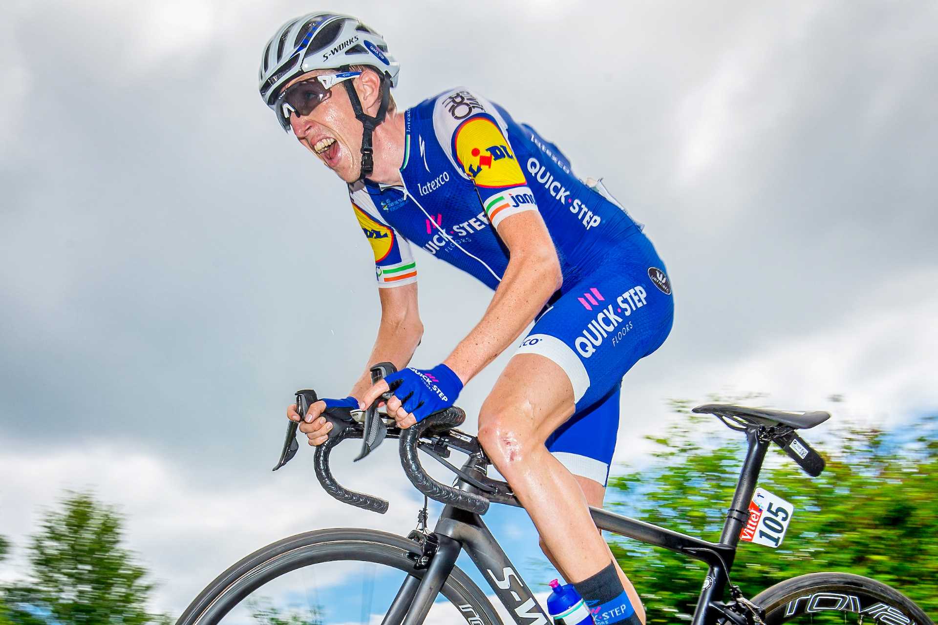 DanMartinQuickStepFloorsTourdeFrance2017climbthresholdpainpicAlexWhiteheadSWpix.com_