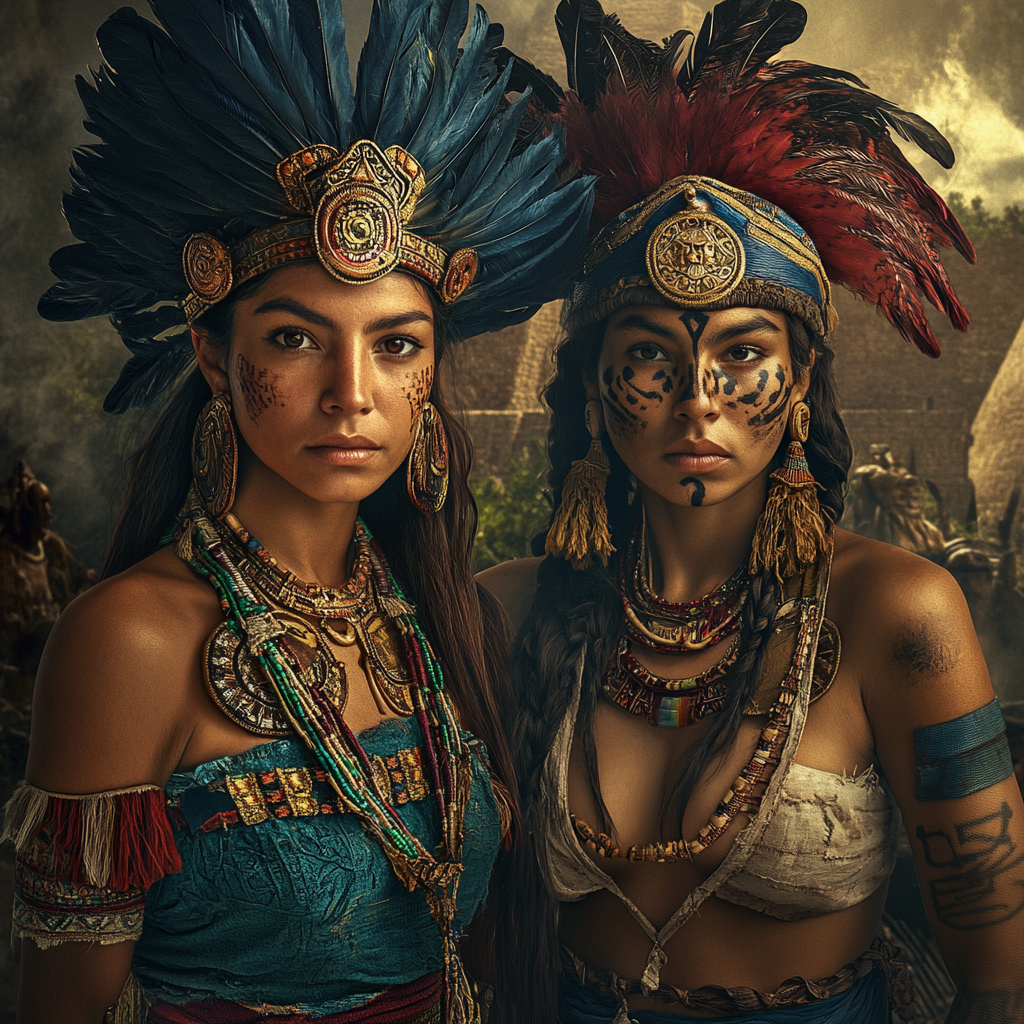 Mayan and Aztec women