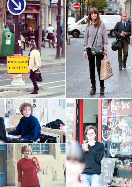 Seen on the Streets of Paris: In Paris street fashion this fall, jumpers are a comfy craze