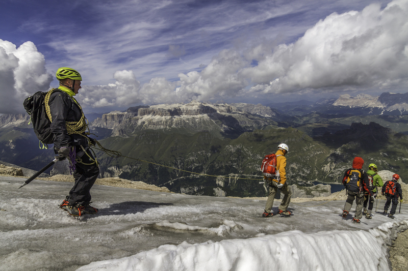 Climbing The Marmolada Glacier the Queen Of The Dolomites On The 