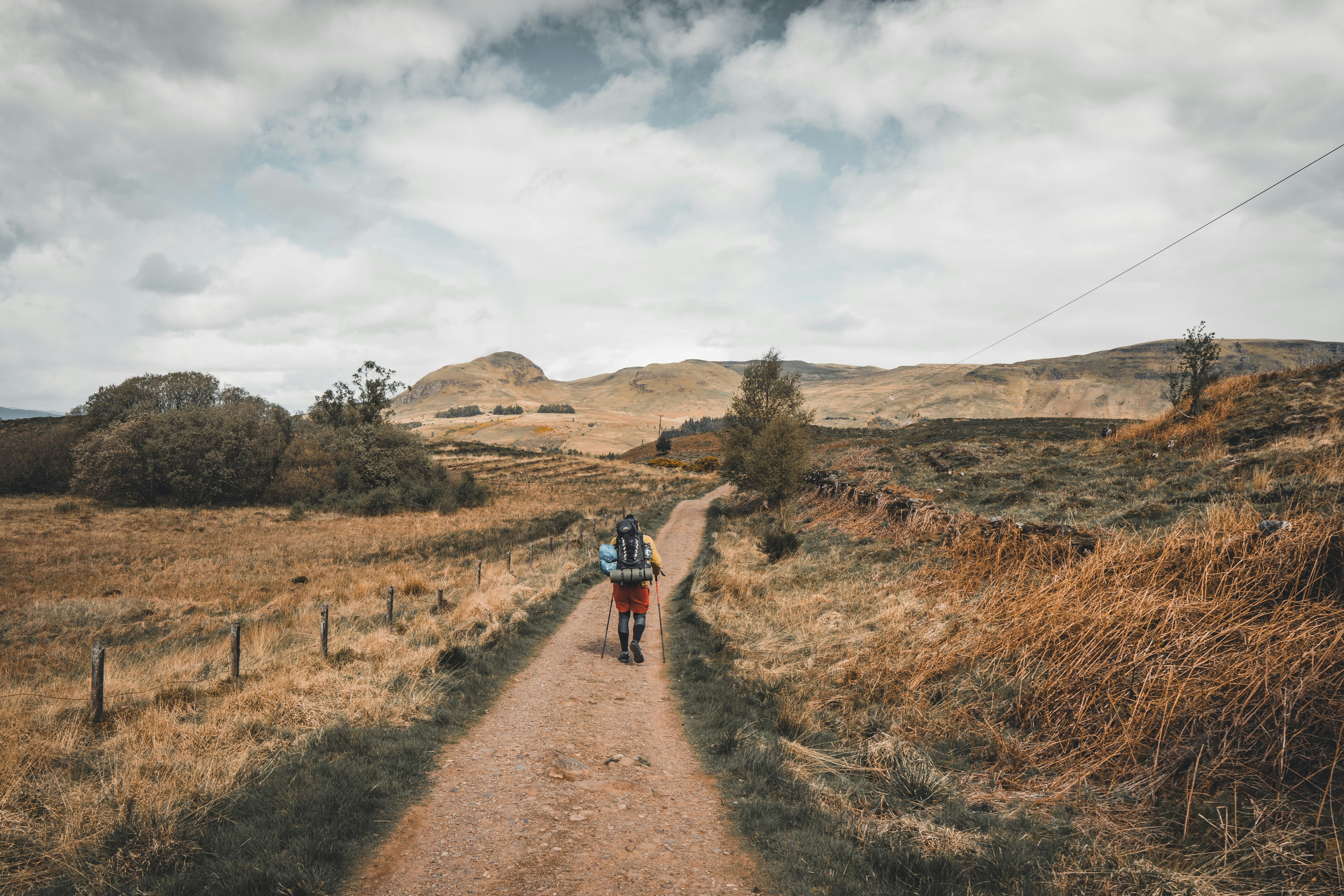 The West Highland Way on the way to Drymen