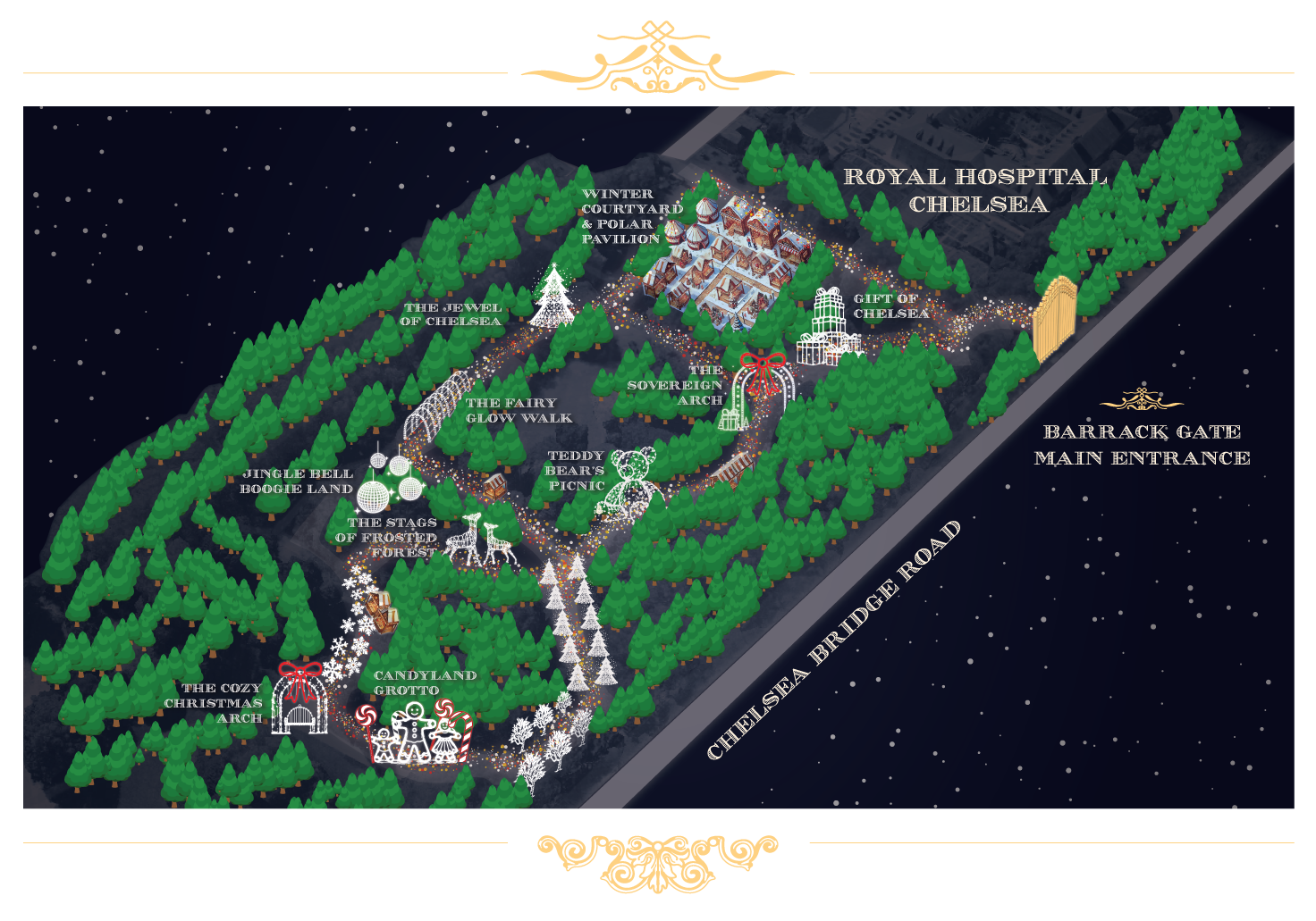 Map of event ground