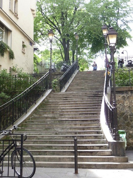 A view from the Caulaincourt neighborhood, in the 18th Arrondissement of Paris