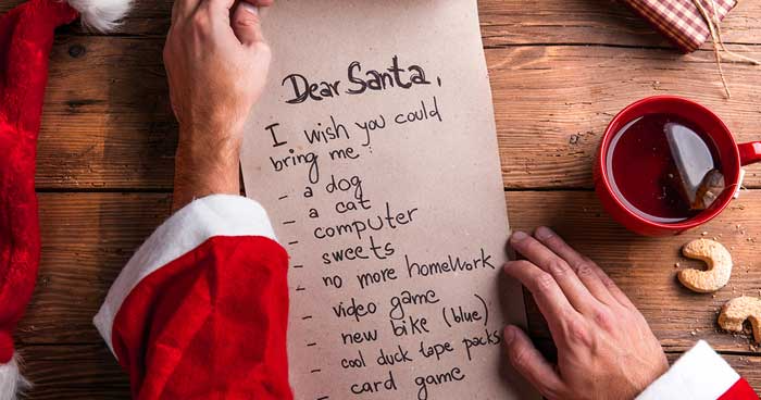 Sorry Kids, No Christmas Wish Lists This Year