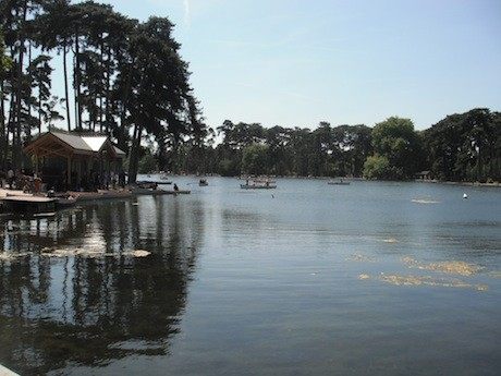 The boat hire at the Bois de Boulogne