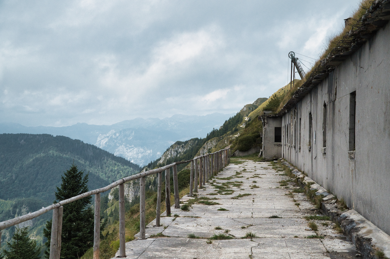 Slovenia Alps to Adriatic, WWI bunkers