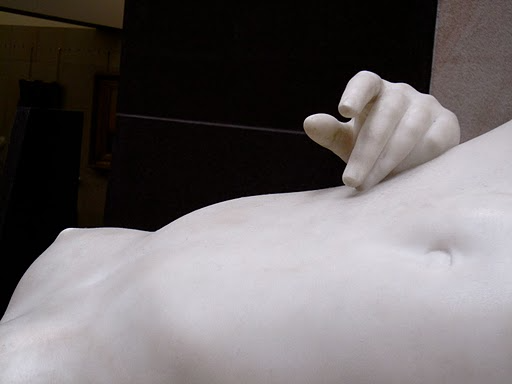 Woman Bitten by a Snake, by Auguste (Jean-Baptiste) Clésinger, at the Musée d'Orsay