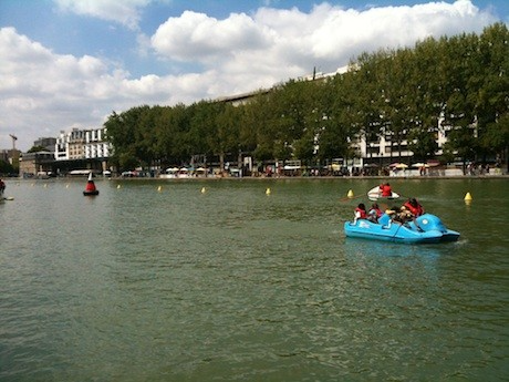 Canal d’Ourcq next to Campus Langues