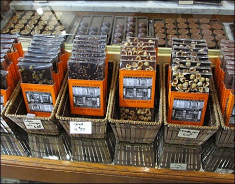 Chocolate at A la Mère de Famille, more sweets in Paris
