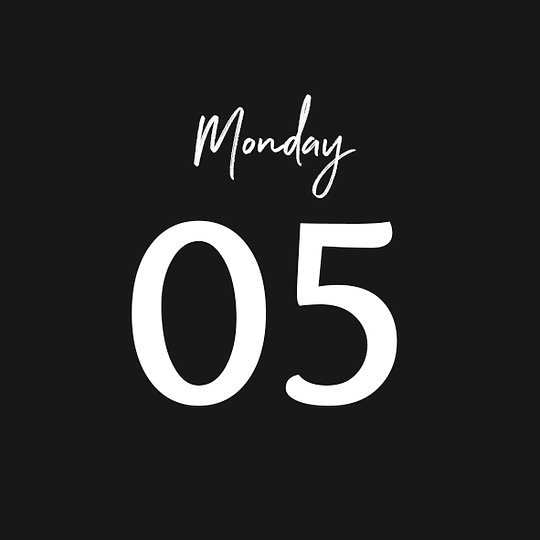 MONDAY 05/05/2025