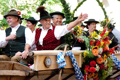 Asistencia al  Trachtenumzug, el desfile mas importante de Oktoberfest