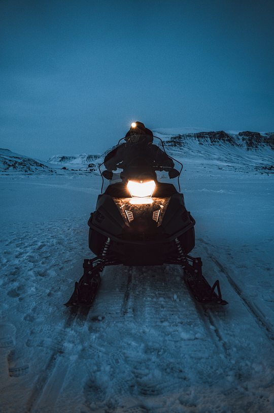 Safari de motos de nieve