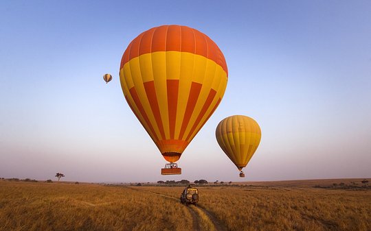 Take flight via a hot air balloon ride 