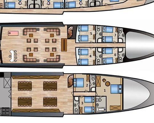 Lower and Main Decks