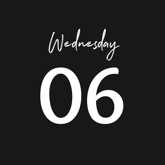 WEDNESDAY 06/08/2025