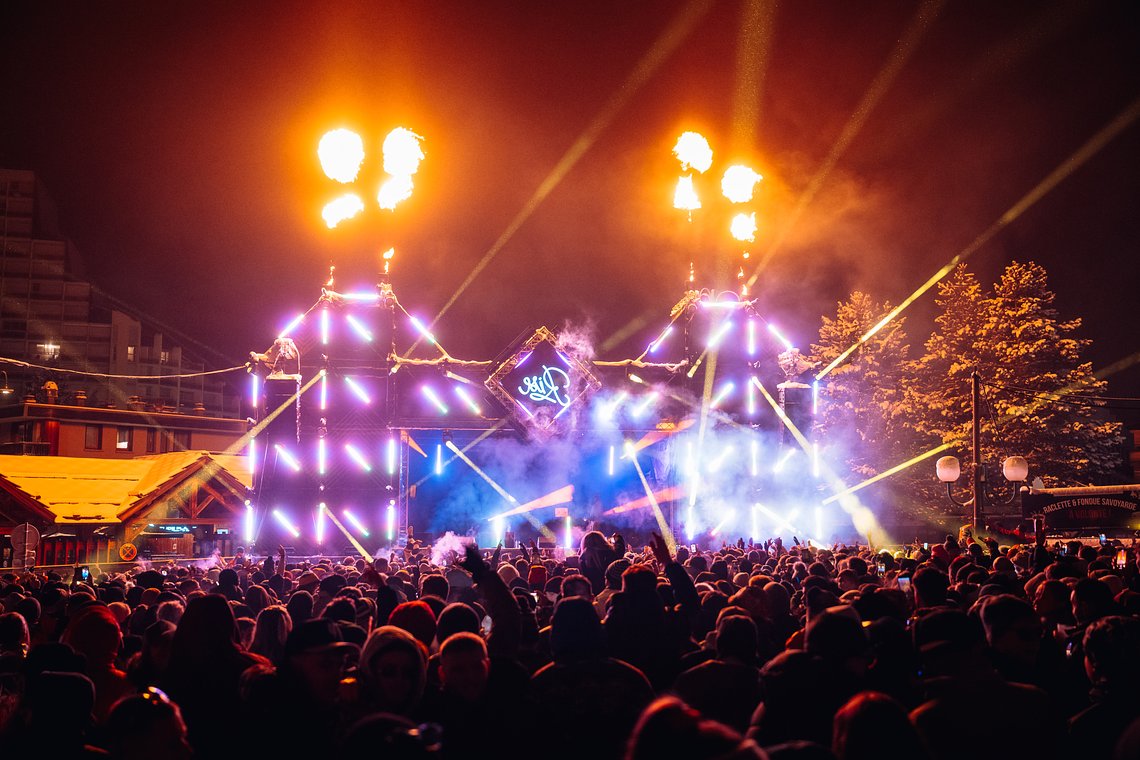 Music stage at Rise