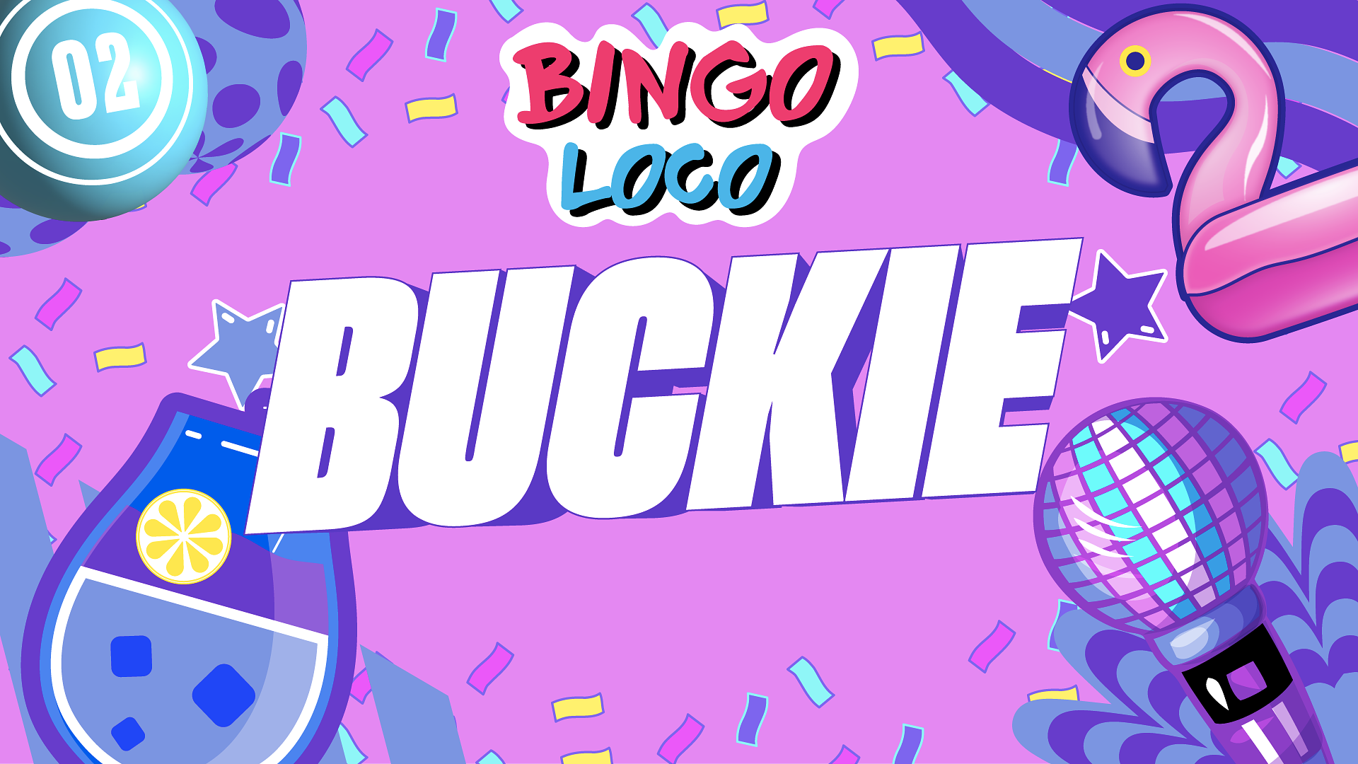 artwork for bingo loco show in buckie