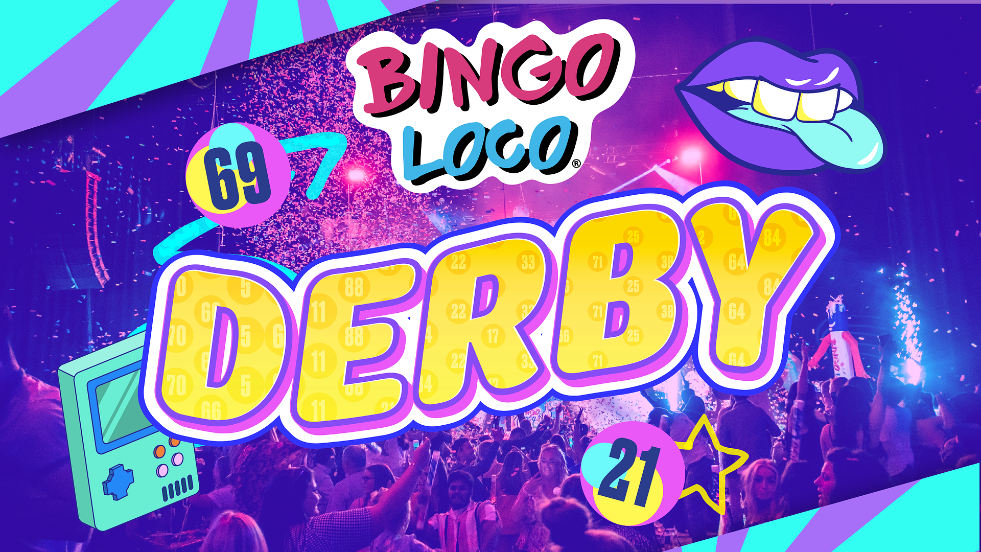 artwork for bingo loco show in derby