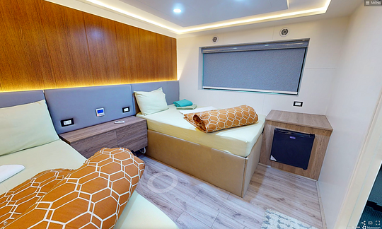 Cabin 6 (2nd Deck Twin En-Suit)