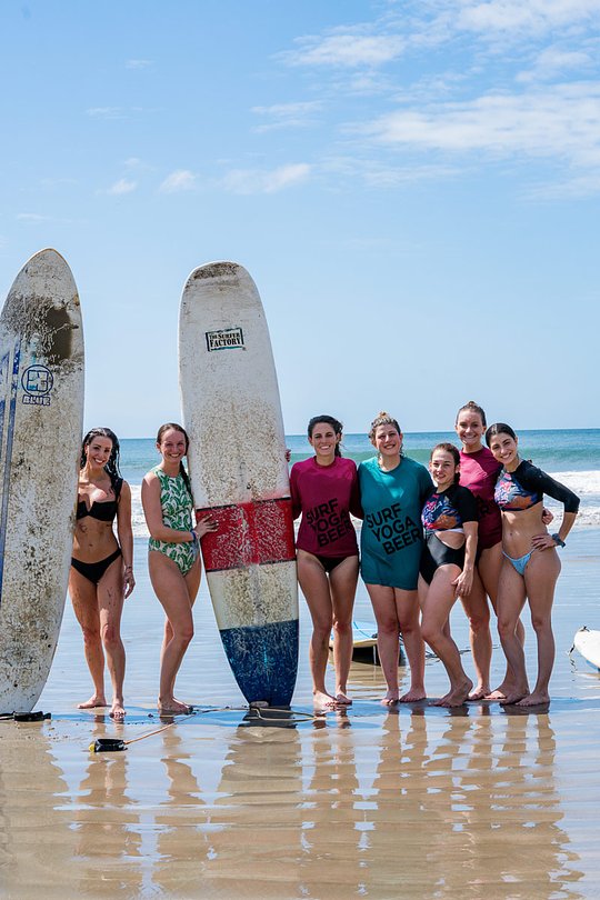 YOGA, SURF, BEER