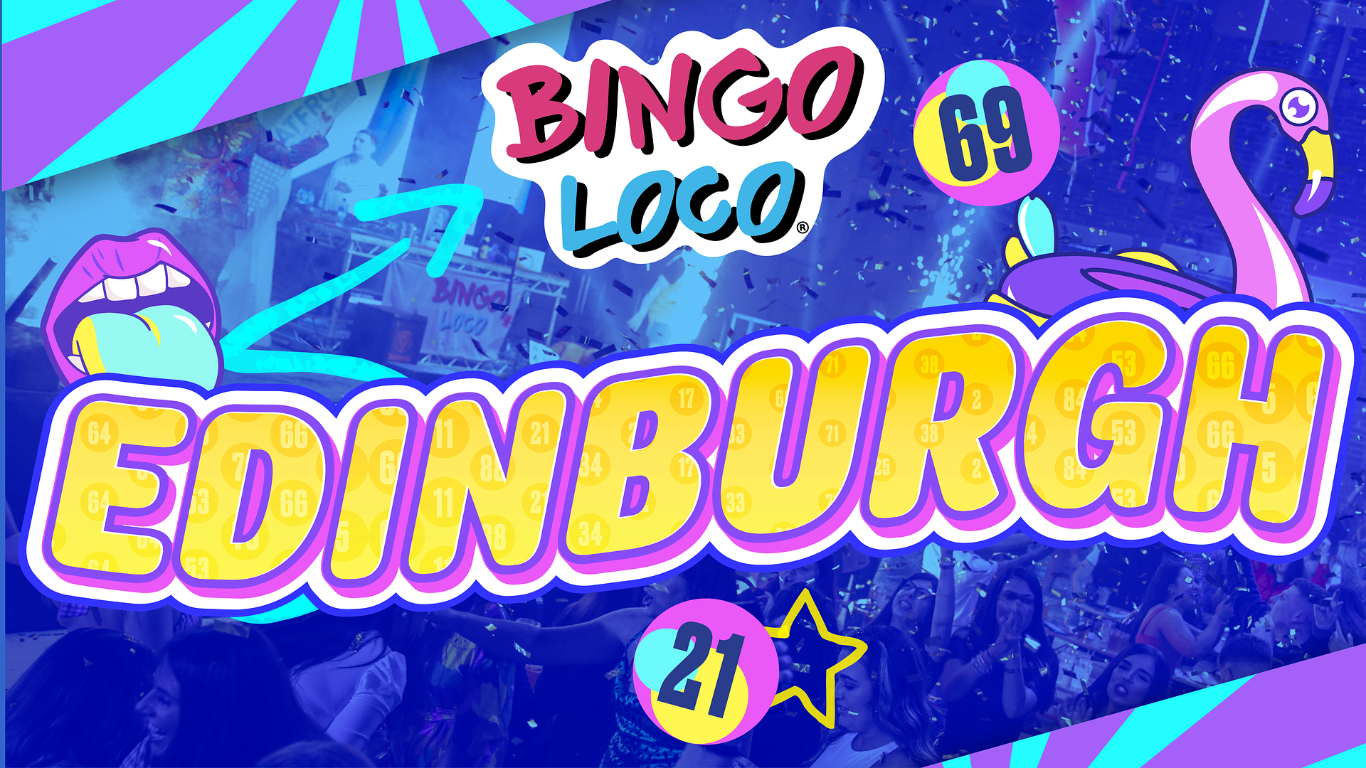 artwork for bingo loco show in Edinburgh